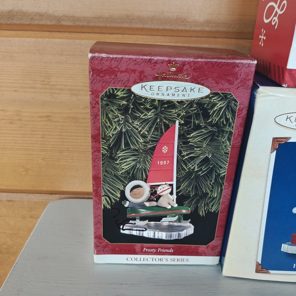 Hallmark Keepsake Ornament Frosty Friends Bundle of 3 35th Anniversary +2 H2 - Picture 4 of 8